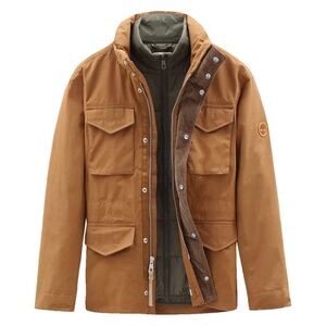 TIMBERLAND M65 2-in-1 Snowdown Field Jacket - Tan/Green - Size M NWoT